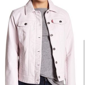 Levi’s Rose Faux Leather Trucker Jacket